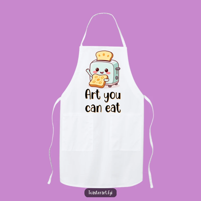 Funny Toaster Artist Apron: Chef of Toast Patterns Funny Gift