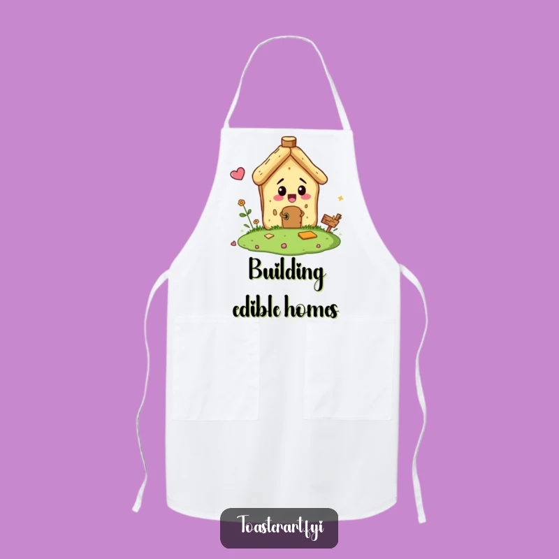 Funny Bread Crumb Builder Apron - Cook with Tiny Project Flair!