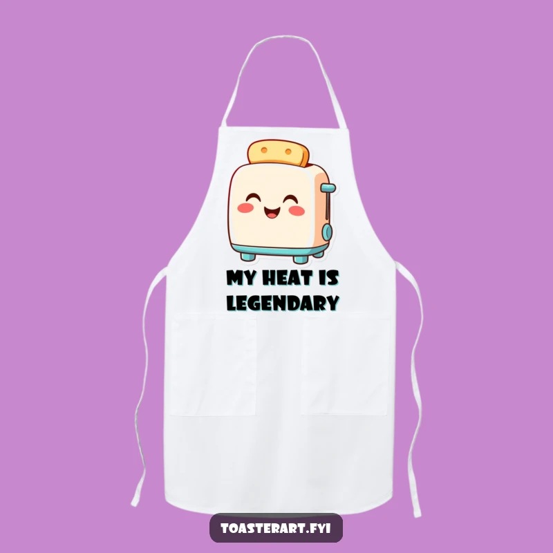 Funny Chef Toaster Apron: Cook with Warmth and Pride, Hilarious Kitchen Gift Idea