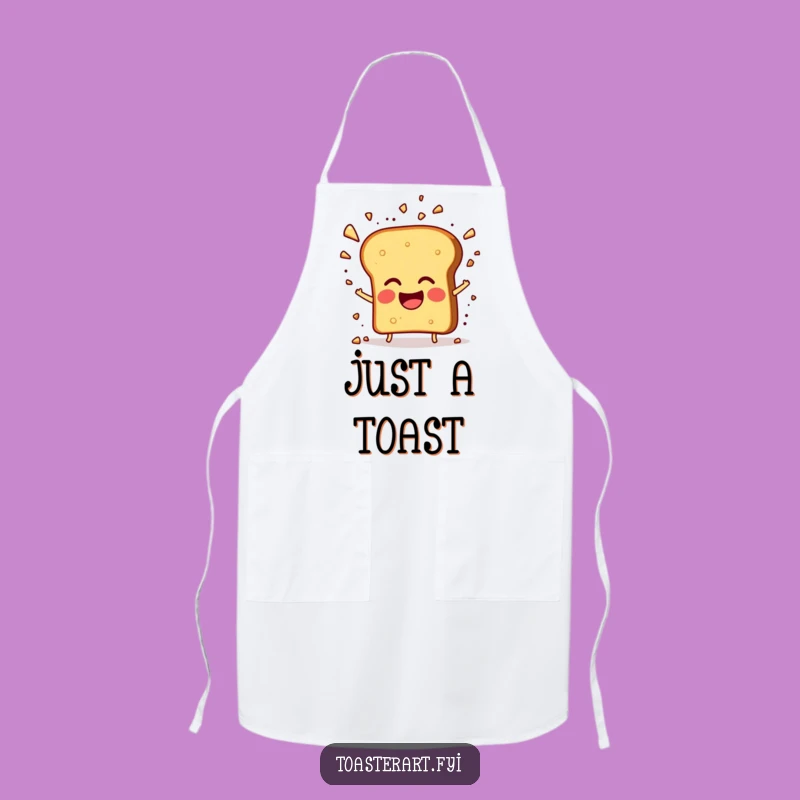 Funny Toast Explosion Apron - Cook with Giggles and Humorous Style Gift