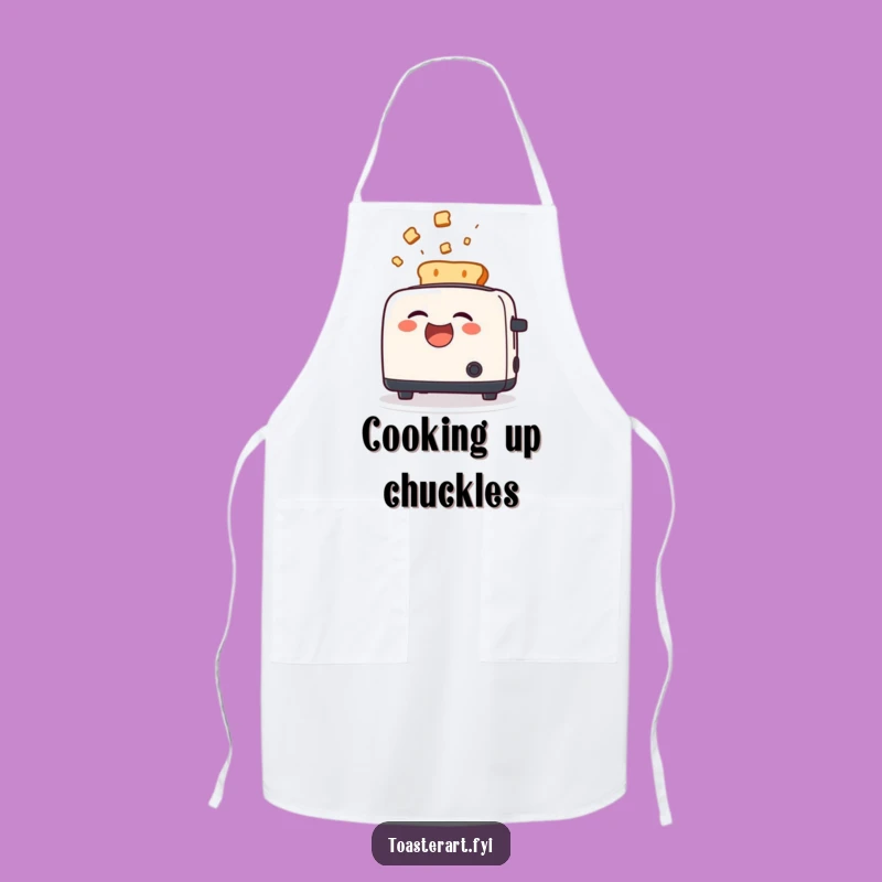 Funny Toast Laugh Apron: Cook with Joy and Hilarious Mishaps