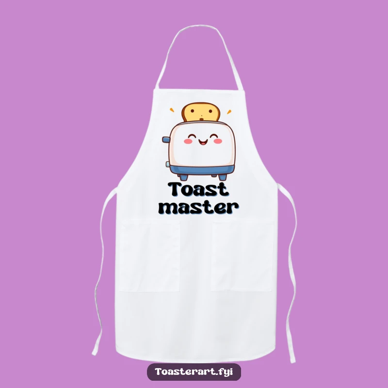 Funny Toaster Chef Apron: Hilarious Breakfast Prep with Pop-Up Excitement!