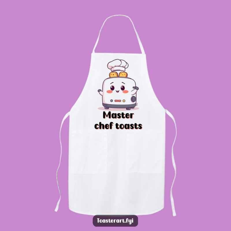 Funny Chef Toaster Apron: Juggling Breakfast Fun, Ideal Humorous Cook Gift