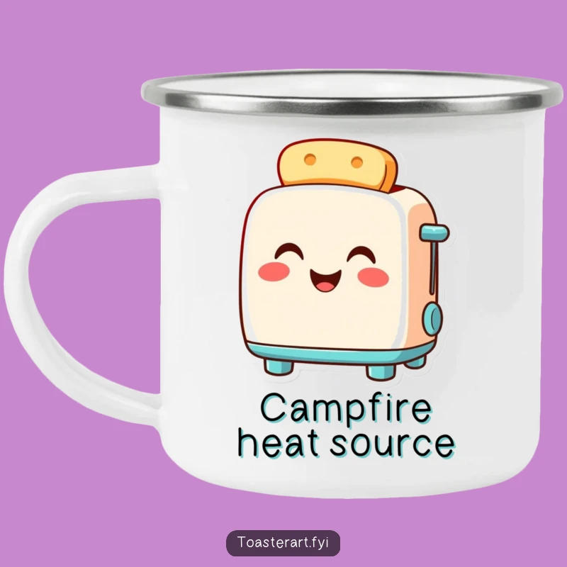 Adventure Funny Toaster Camping Mug: Embrace Warmth Outdoors, Unique Humorous Gift