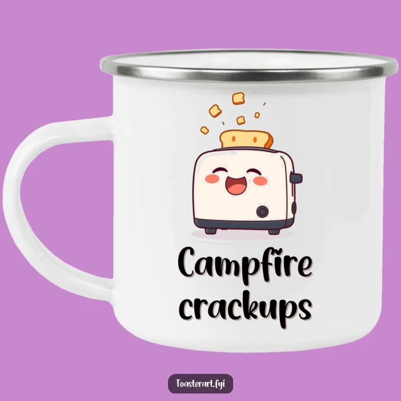 Funny Toast Laugh Camping Mug: Hilarious Breakfast Adventures