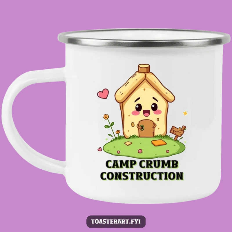 Funny Bread Crumb Builder Camping Mug - Tiny House Adventures!