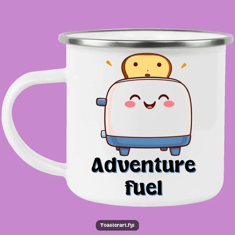 Funny Toaster Adventure Mug: Hilarious Pop-Up Toast for Outdoor Fun!