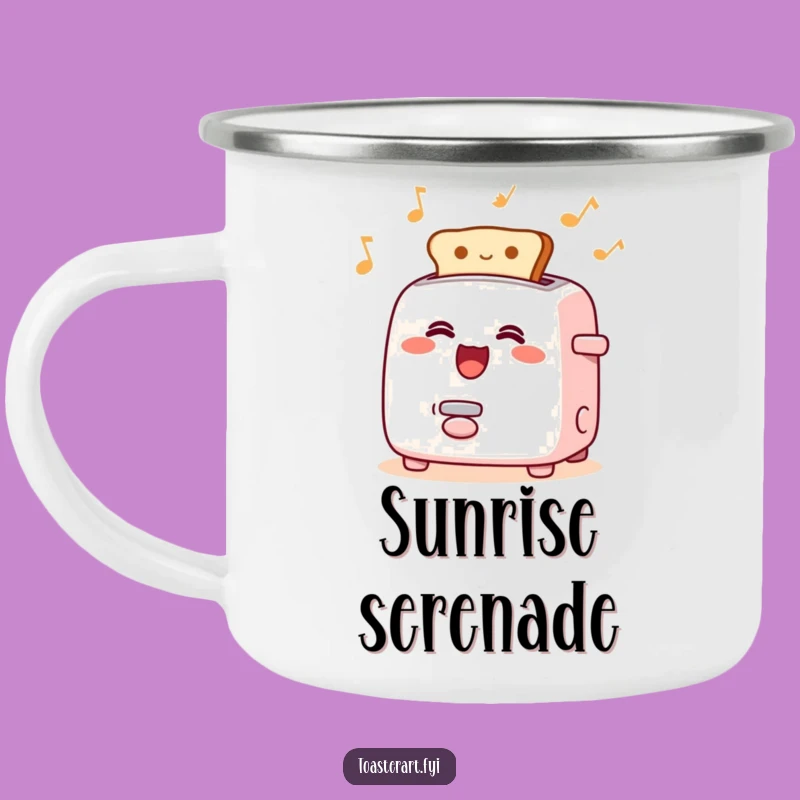 Funny Toaster Song Camping Mug - Outdoor Rhythmic Toast Pop Cup, Adventurous Funny Gift