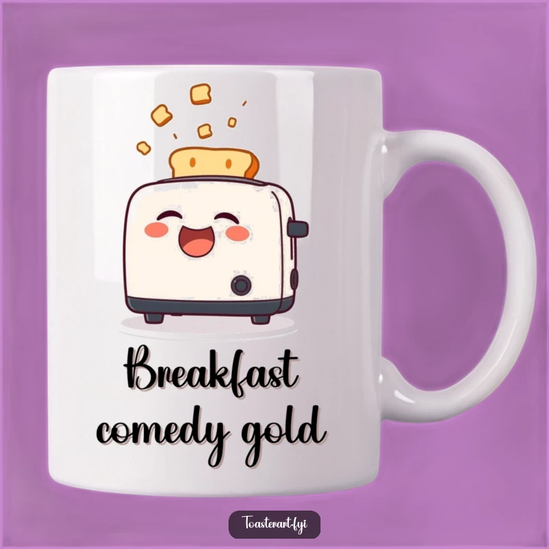 Funny Flying Toast Toaster Mug: A Hilarious Gift for Breakfast Lovers