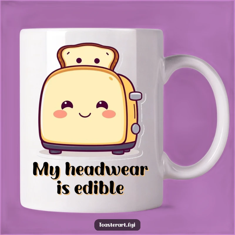 Funny Toast Hat Toaster Mug: Hilarious Breakfast Fashion Gift for Coffee Lovers