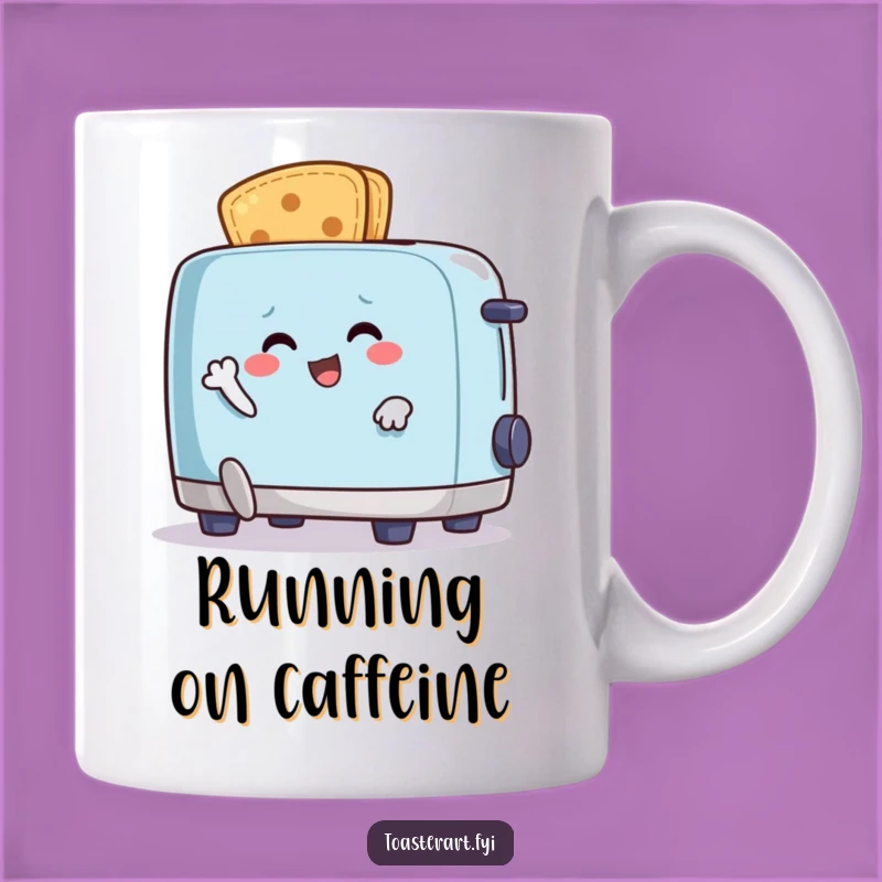 Funny Crumb Escape Mug: Breakfast Chaos for Coffee Lovers