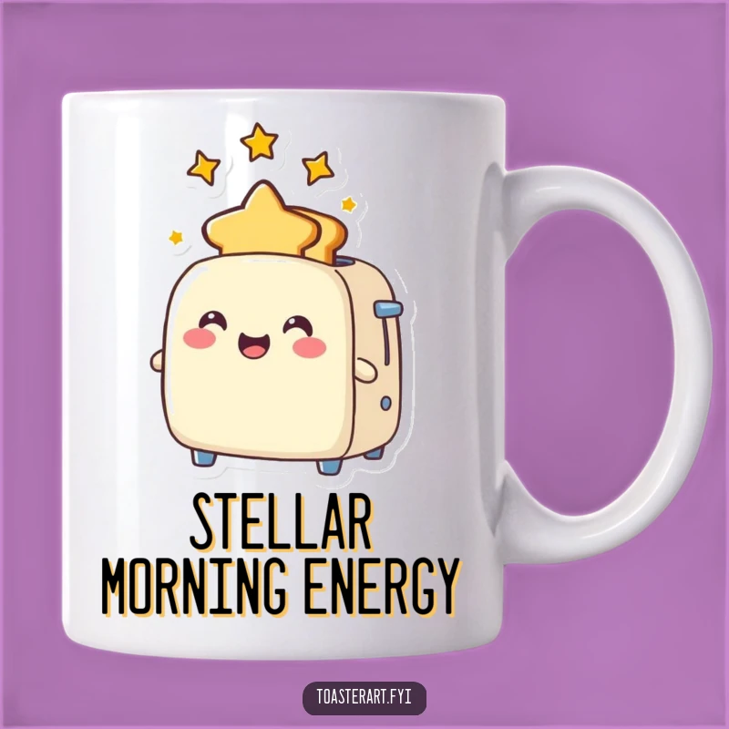 Funny Star Toast Toaster Mug: Joyful Design, Perfect Humorous Gift