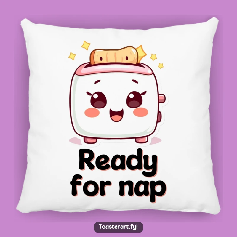 Cozy Funny Glowing Toaster Pillow: Delighted Character Comfort, Fun Funny Gift