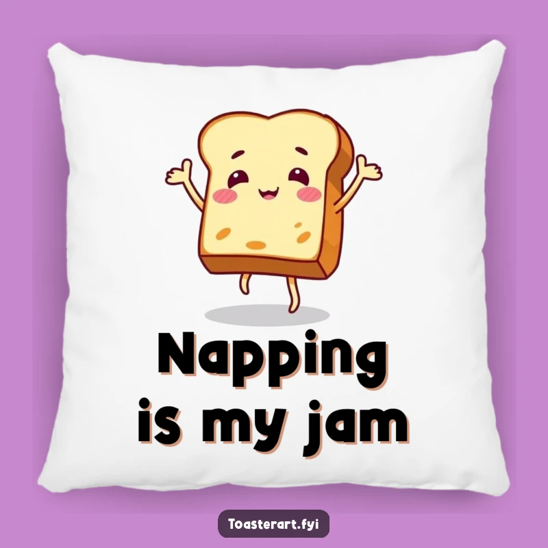 Funny Dancing Toast Pillow - Add Fun to Your Comfort Zone