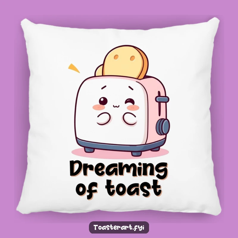Funny Toaster Bread Pillow - Cozy Comfort with a Breakfast Twist!