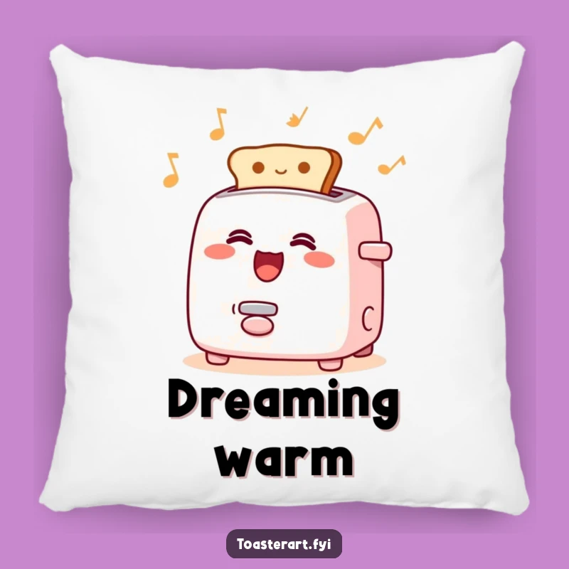 Funny Toaster Song Pillow - Cozy Rhythmic Toast Pop Cushion, Comfy & Hilarious Gift