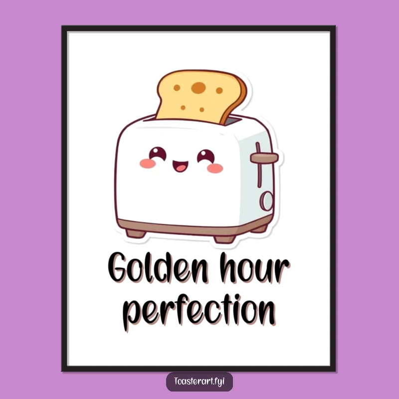 Funny Toaster Pop-Up Digital Art: Instant Hilarious Decor for Your Home