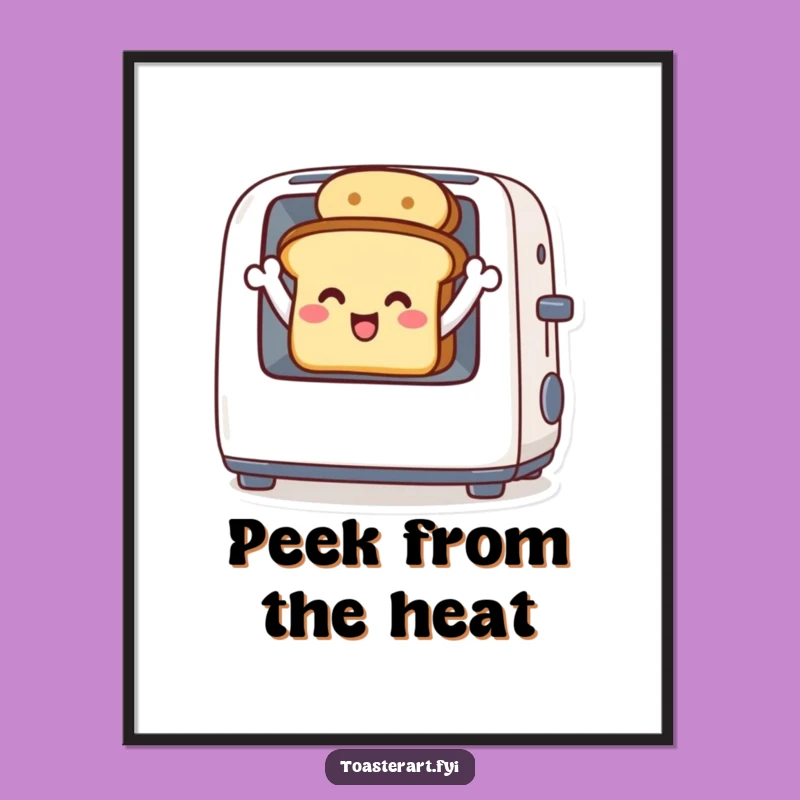 Funny Toast Wave Digital Art - Instant Cheerful Wall Decor