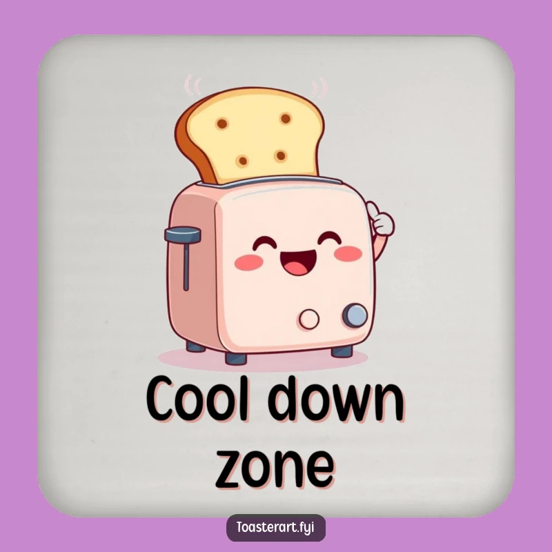 Funny Steam Fan Coaster Set: Protect Surfaces with Kitchen Humor