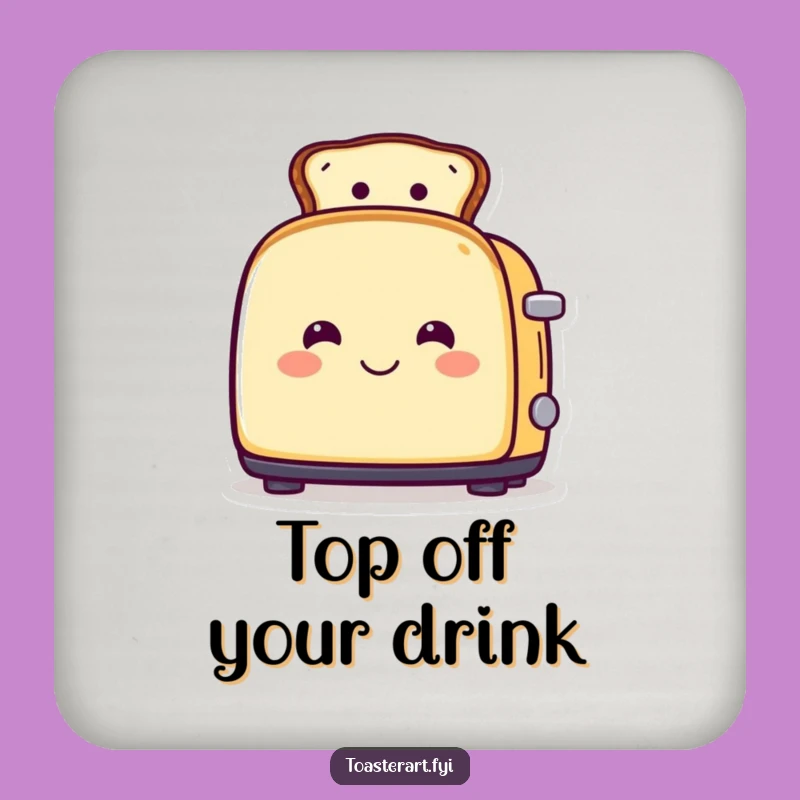 Funny Toast Hat Toaster Coaster Set: Protect Surfaces with Hilarious Breakfast Fashion