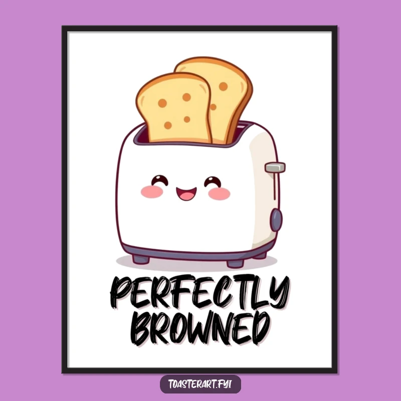 Funny Toaster Pop-Up Poster - Brighten Your Walls with Breakfast Art!