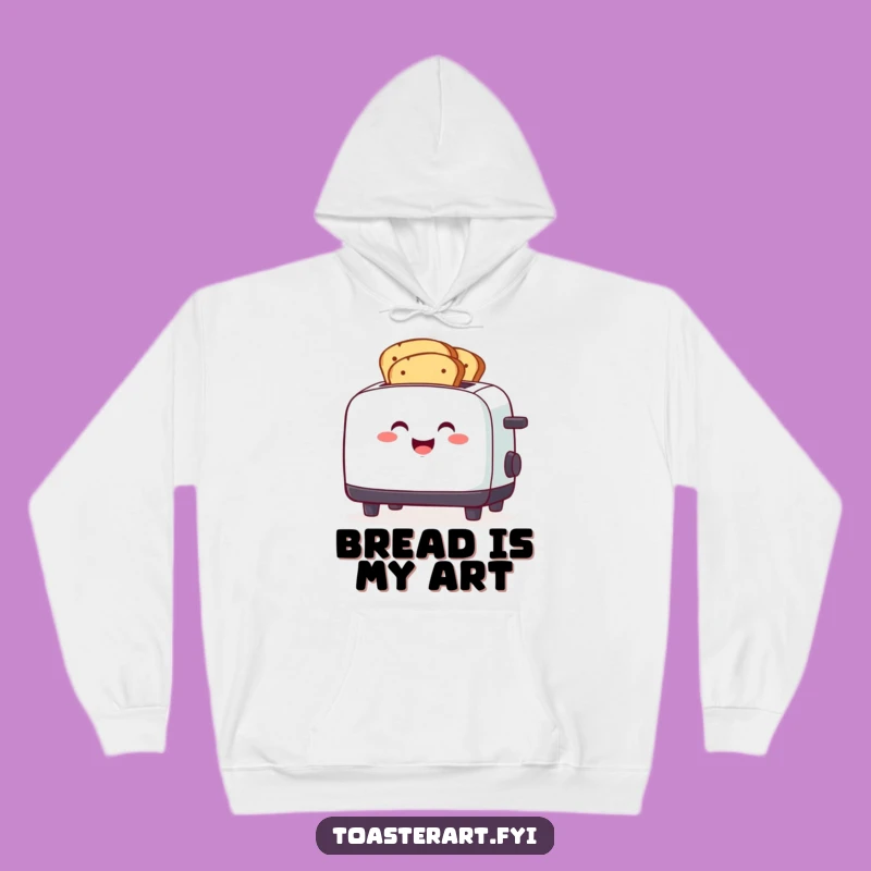 Funny Toaster Toasting Bread Hoodie: Cozy & Hilarious Morning Comfort Gift