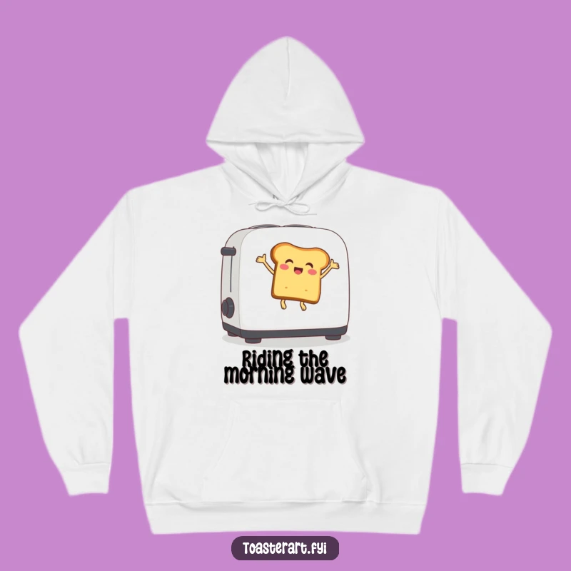 Funny Bouncing Bread Hoodie: Cozy and Whimsical Gift for Breakfast Enthusiasts