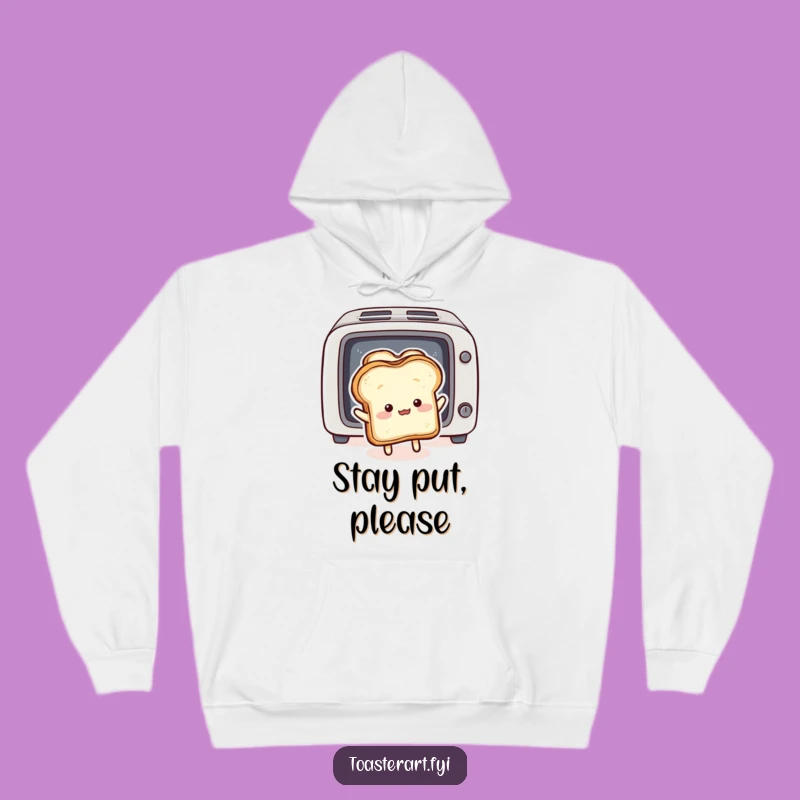 Funny Bread Savior Hoodie: Cozy Comical Toast Intervention Sweatshirt