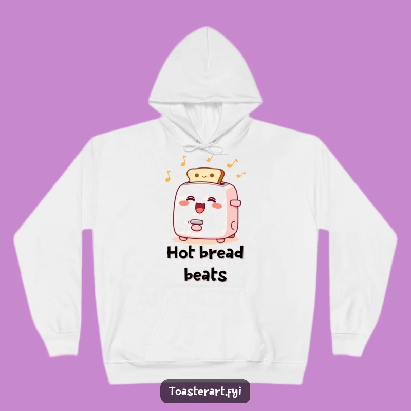 Funny Toaster Song Hoodie - Cozy Rhythmic Toast Pop Sweatshirt, Warm & Hilarious Gift