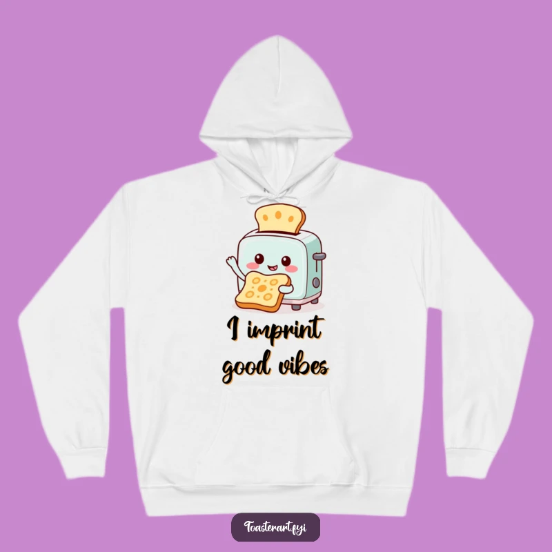 Cozy Funny Toaster Artist Hoodie: Warm Toast Art Creator Funny Gift