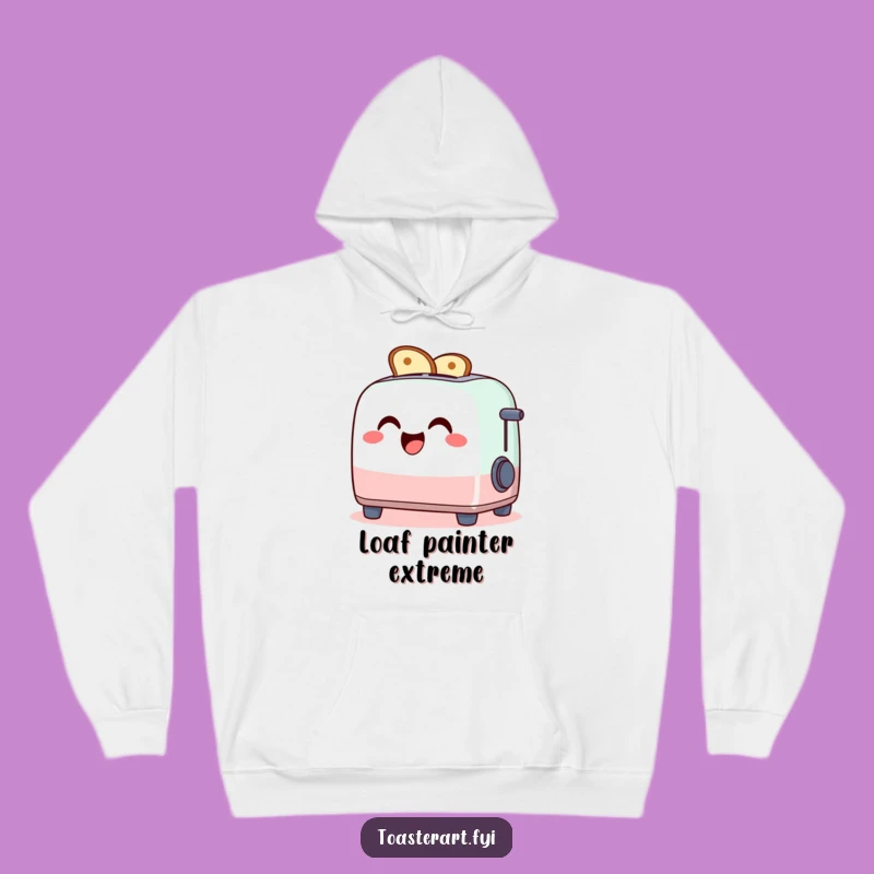 Cozy Funny Toaster Art Hoodie - Warm & Hilarious Character Gift