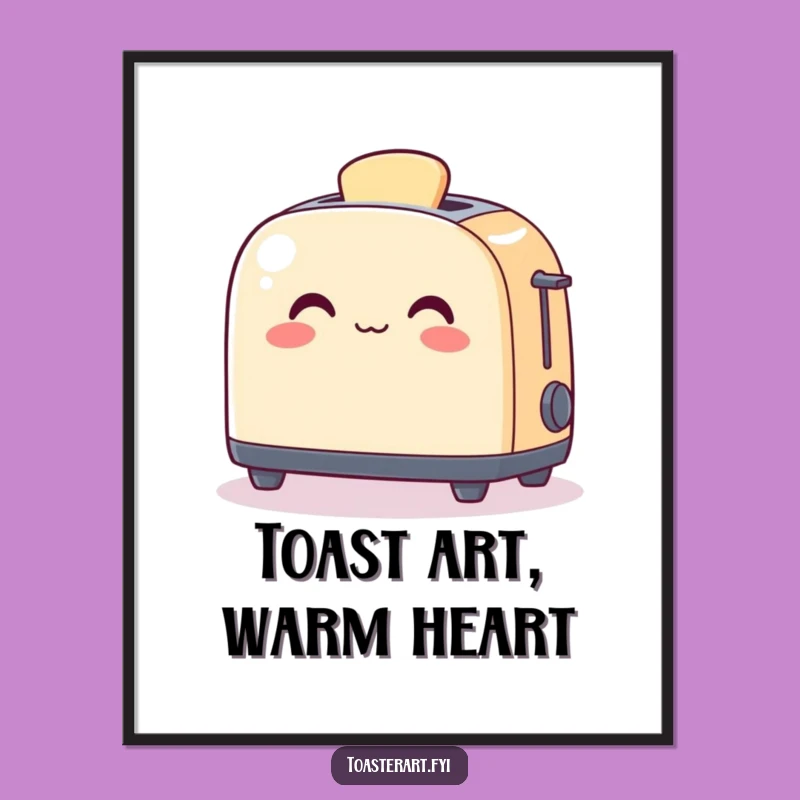 Free Printable Wall Art: Toaster Warming Art, Hilarious Downloadable Decor, DIY Gift!