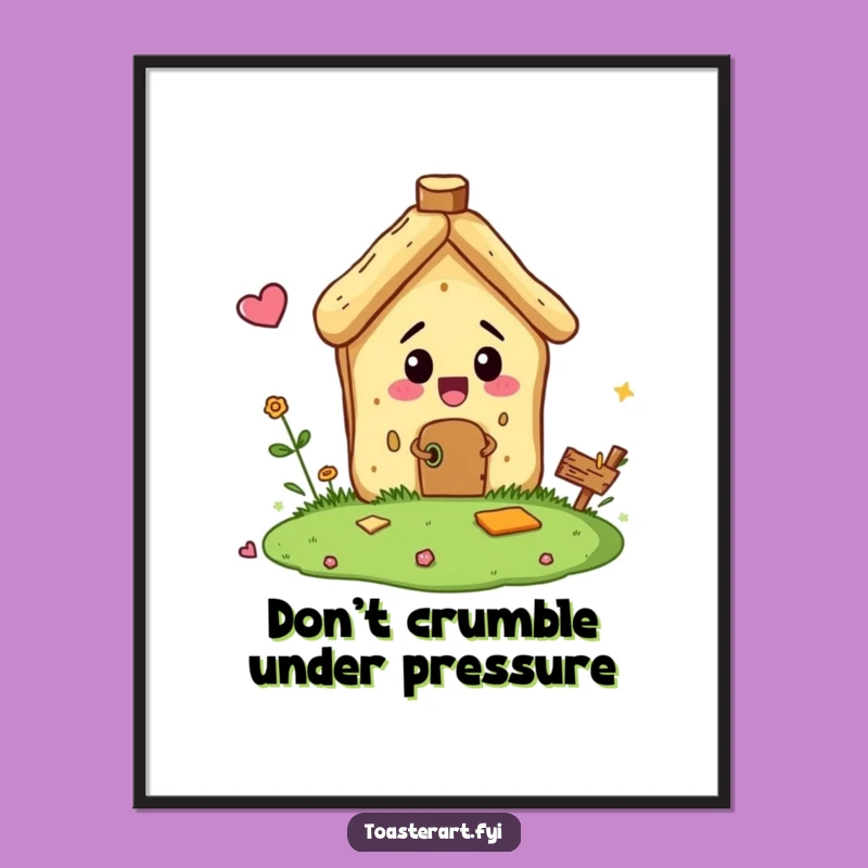 Funny Free Printable Wall Art: Crumb Tiny House, Whimsical Downloadable Decor