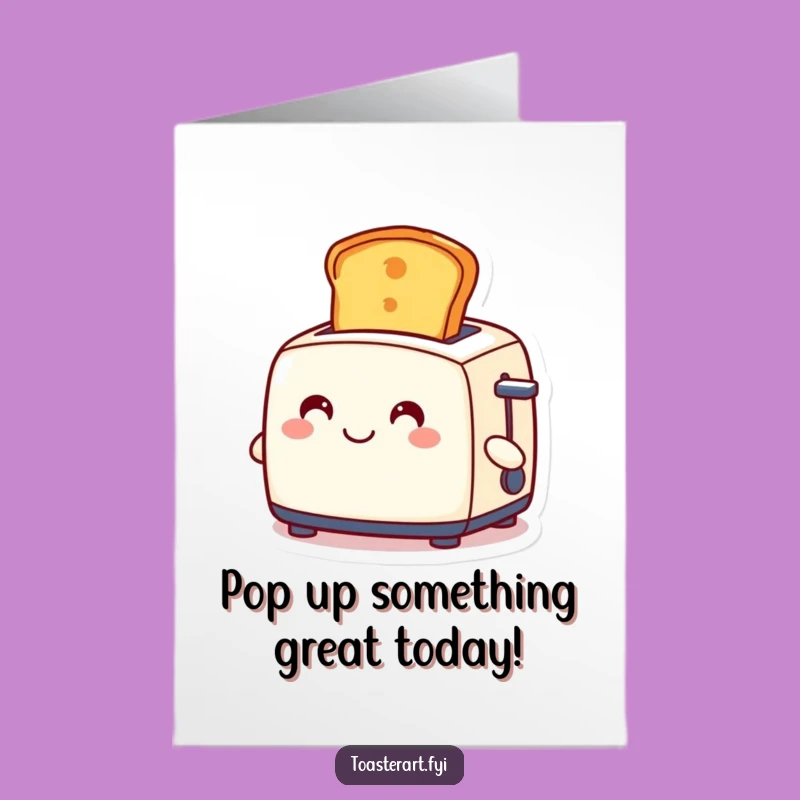 Free Printable Birthday Card: Golden Toast Pop - Downloadable Gift!