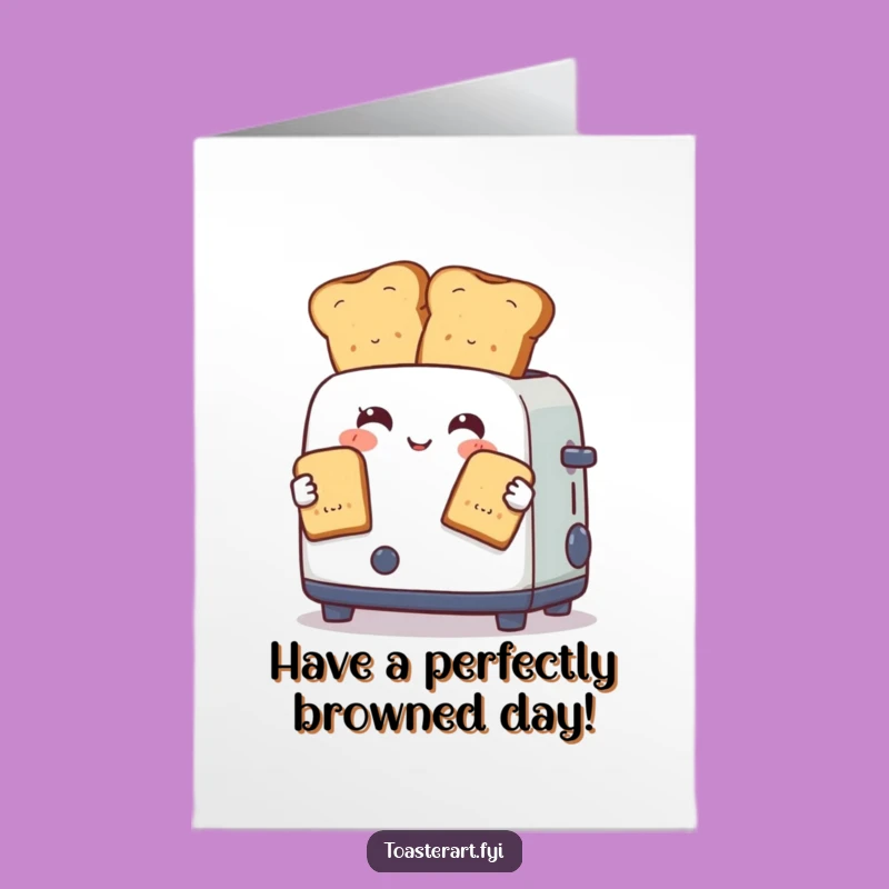 Free Printable Birthday Card: Juggling Toaster Fun - Humorous DIY Download