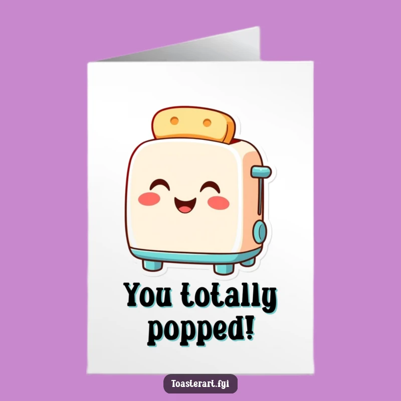 Free Printable Toaster Card: Humorous Congratulations Downloadable Gift for Any Occasion