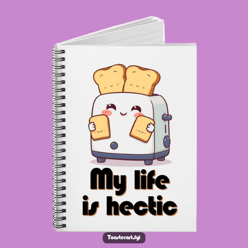 Funny Juggling Toast Notebook: Breakfast Acrobats Diary Funny Gift