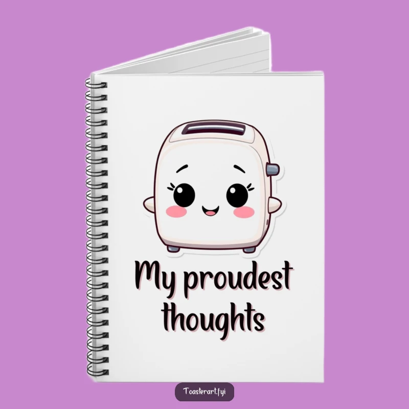 Funny Proud Toaster Notebook: Victory Journal, Achievement Funny Gift