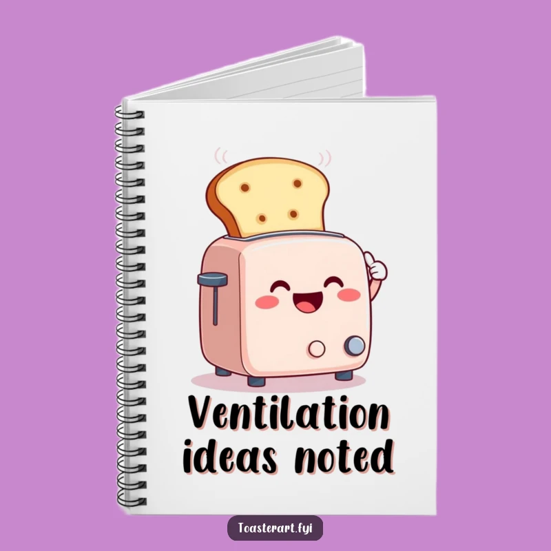 Funny Steam Fan Notebook: Jot Down Ideas with Comedic Kitchen Flair