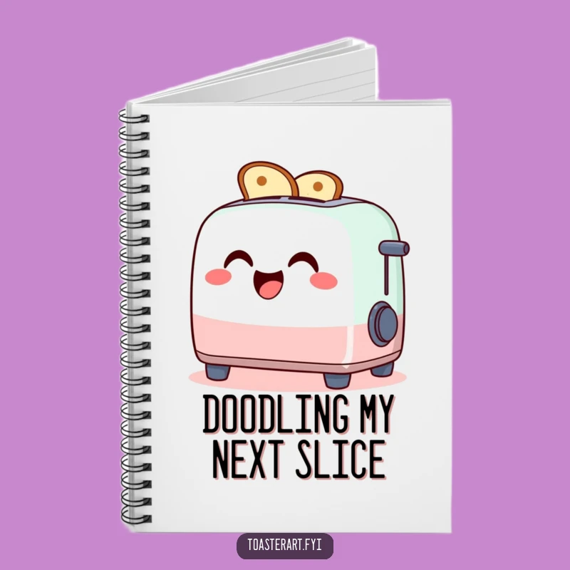 Funny Toaster Art Notebook - Giggle-Worthy Journal Gift