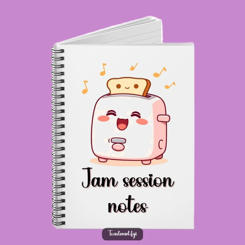 Funny Toaster Song Notebook - Journal Rhythmic Toast Pop Pages, Creative Funny Gift