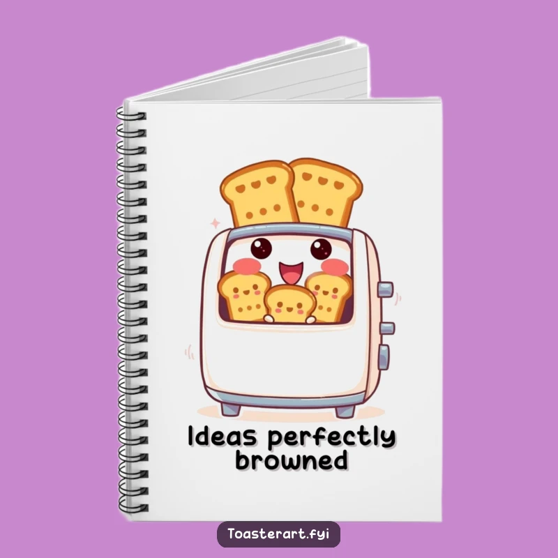 Funny Toaster Ideas Notebook - Jot Down Your Thoughts with Humor