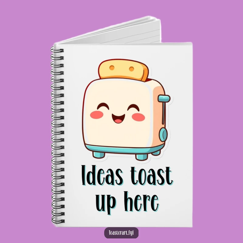 Funny Toaster Notebook: Jot Down Ideas with Warmth, Ideal Humorous Gift for Note-Takers
