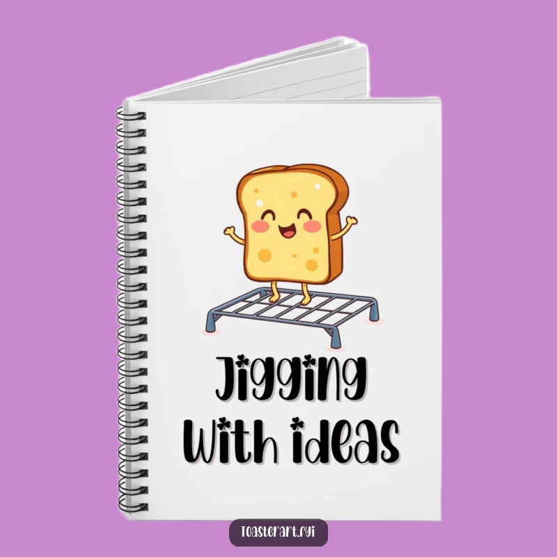 Funny Cheerful Toast Jig Notebook: Jot Down Happy Thoughts