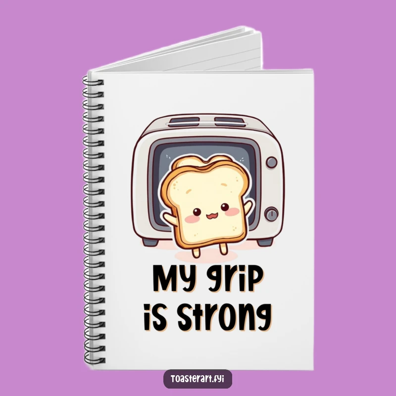 Funny Bread Savior Notebook: Comical Toast Intervention Journal
