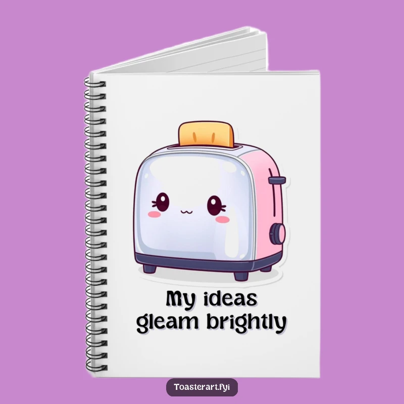 Funny Toaster Reflection Notebook: Jot Down Funny Thoughts in Style