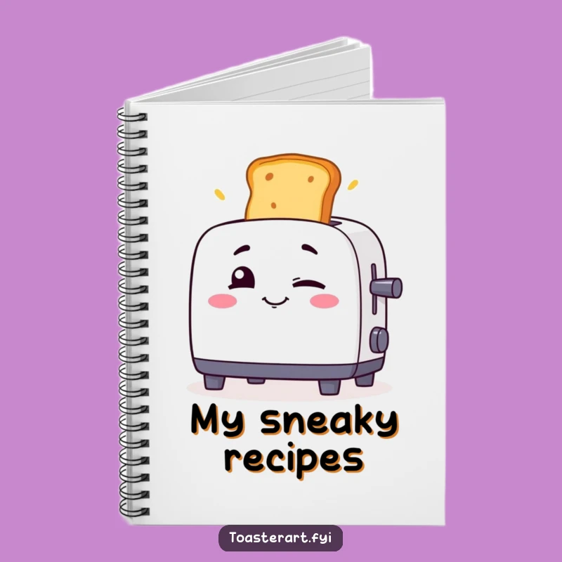 Funny Winking Toaster Notebook: Jot Down Ideas with Hilarious Mischievous Flair