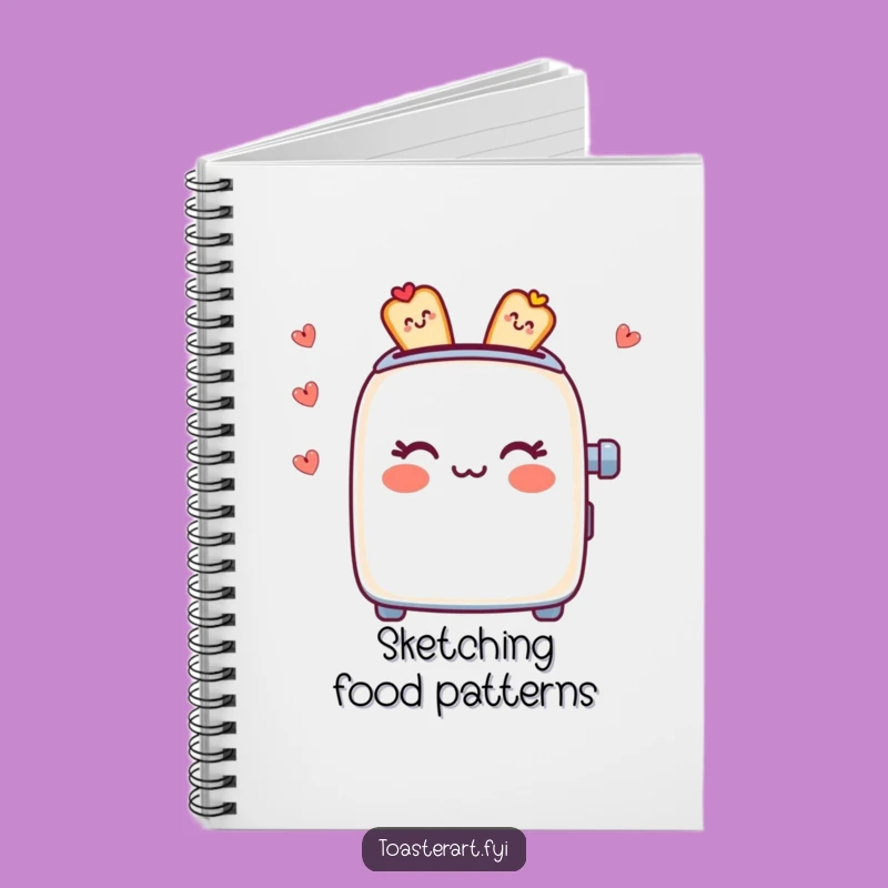 Funny Pattern Toaster Notebook: Creative Journal, Design Funny Gift