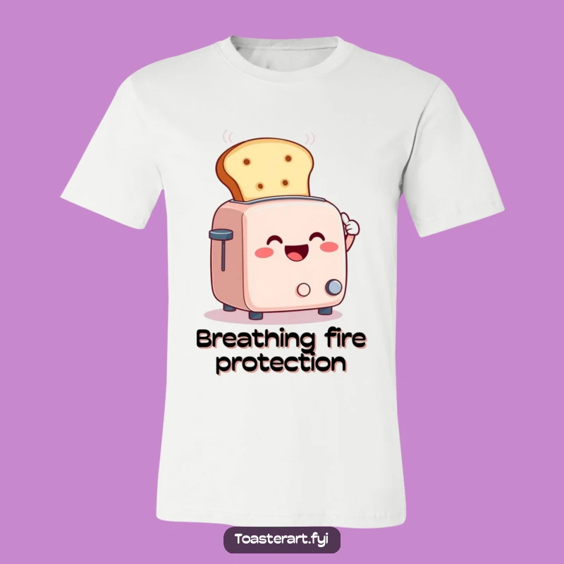 Funny Steam Fan T-Shirt: Comedic Toaster Relief Apparel for Humor Lovers