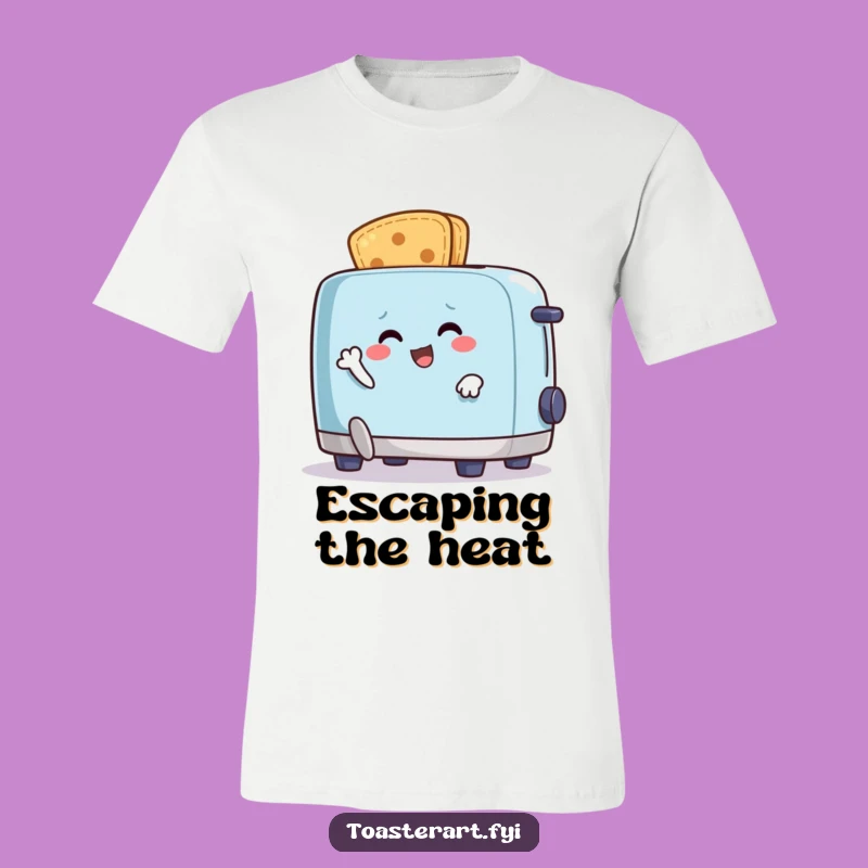 Funny Crumb Escape T-Shirt: Run for Your Toast!